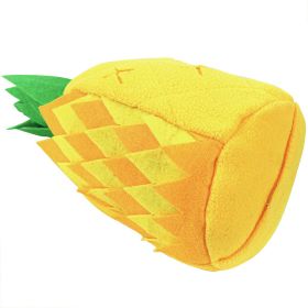 Household Pineapple Sniffing Pet Toy (Option: Yellow-Average Size)