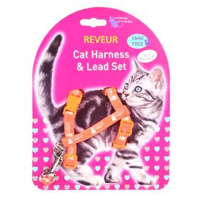 Cat Chest Strap Night Reflective Anti-lost (Color: Orange)