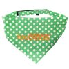 Touchdog 'Bad-to-the-Bone' Polka Patterned Fashionable Velcro Bandana